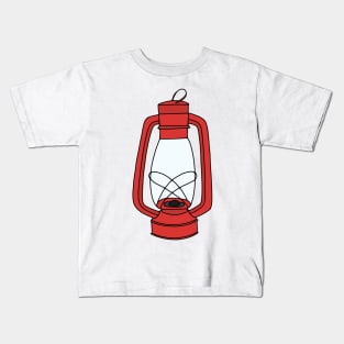 Camping Lantern Kids T-Shirt